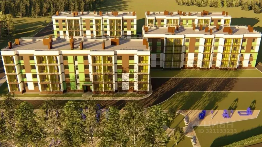 1-к кв. Татарстан, Высокогорский район, пос. Бирюлинского Зверосовхоза ... - Фото 0