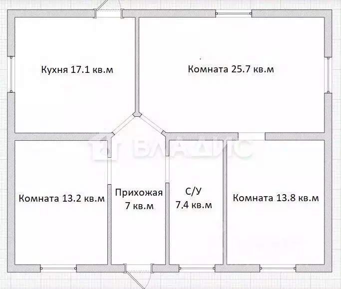 Дом в Калининградская область, Гурьевский муниципальный округ, пос. ... - Фото 1