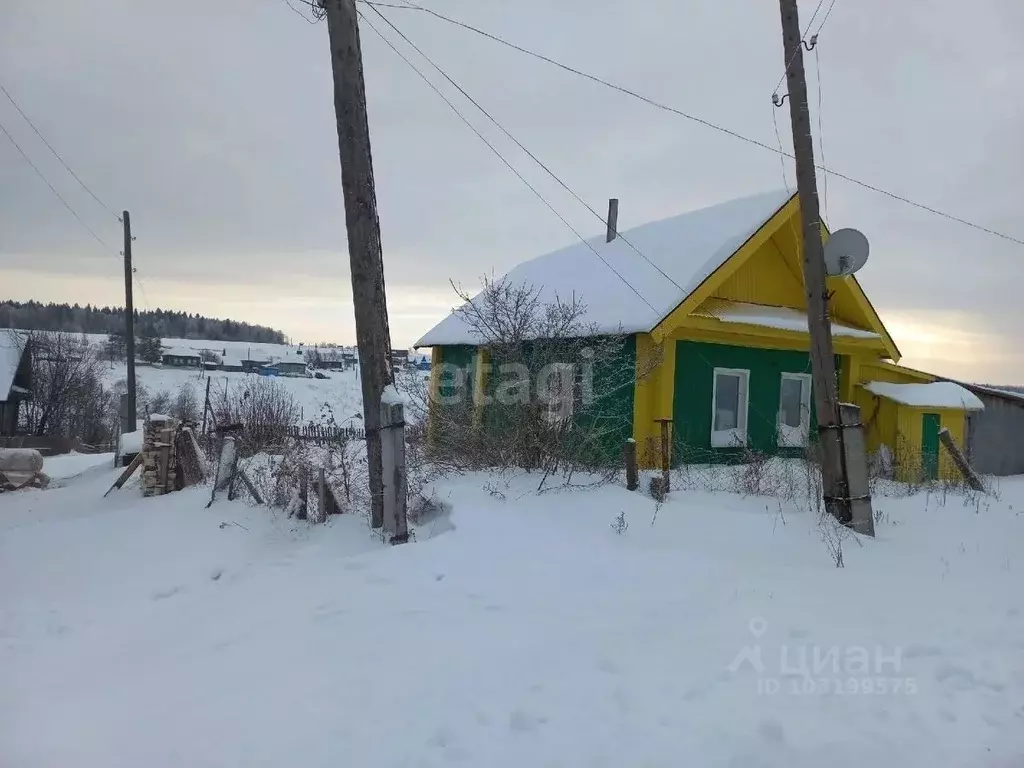 Дом в Пермский край, Октябрьский городской округ, д. Верх-Шуртан ул. ... - Фото 1