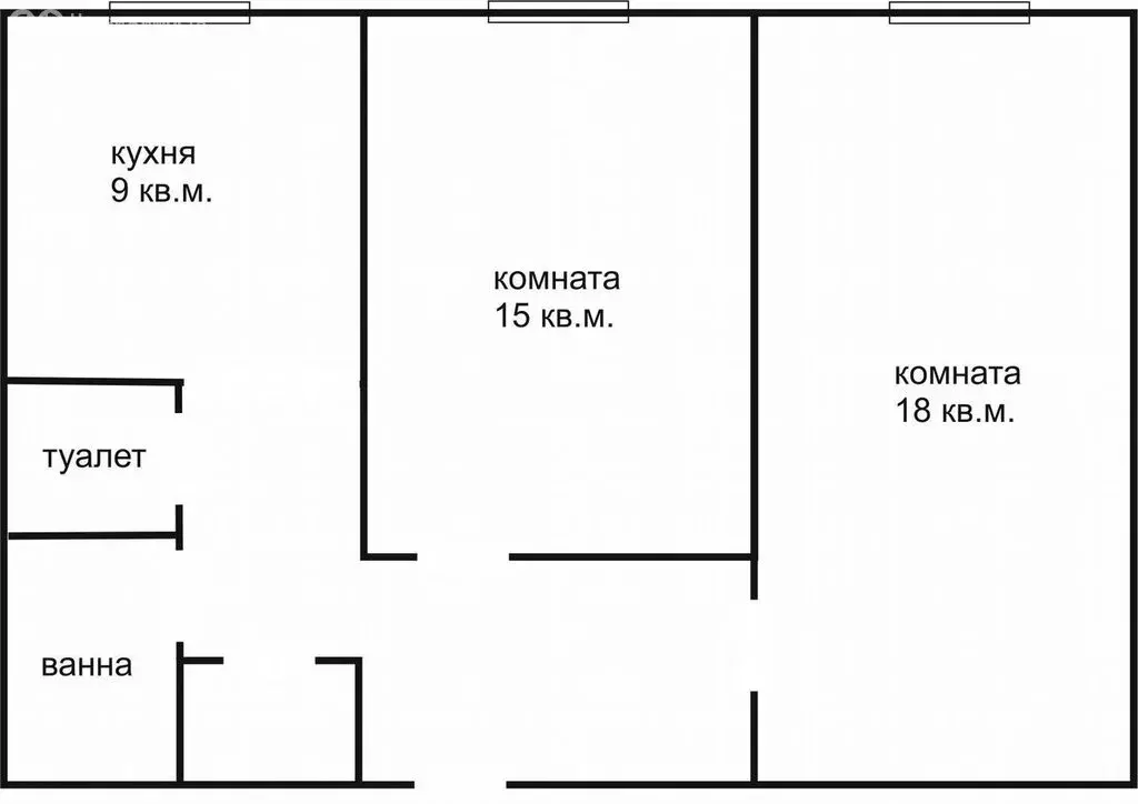 2-комнатная квартира: Москва, Варшавское шоссе, 152к3А (55 м) - Фото 1