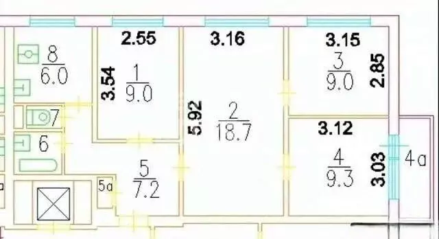 4-к кв. Москва Родниковая ул., 14 (63.2 м) - Фото 1