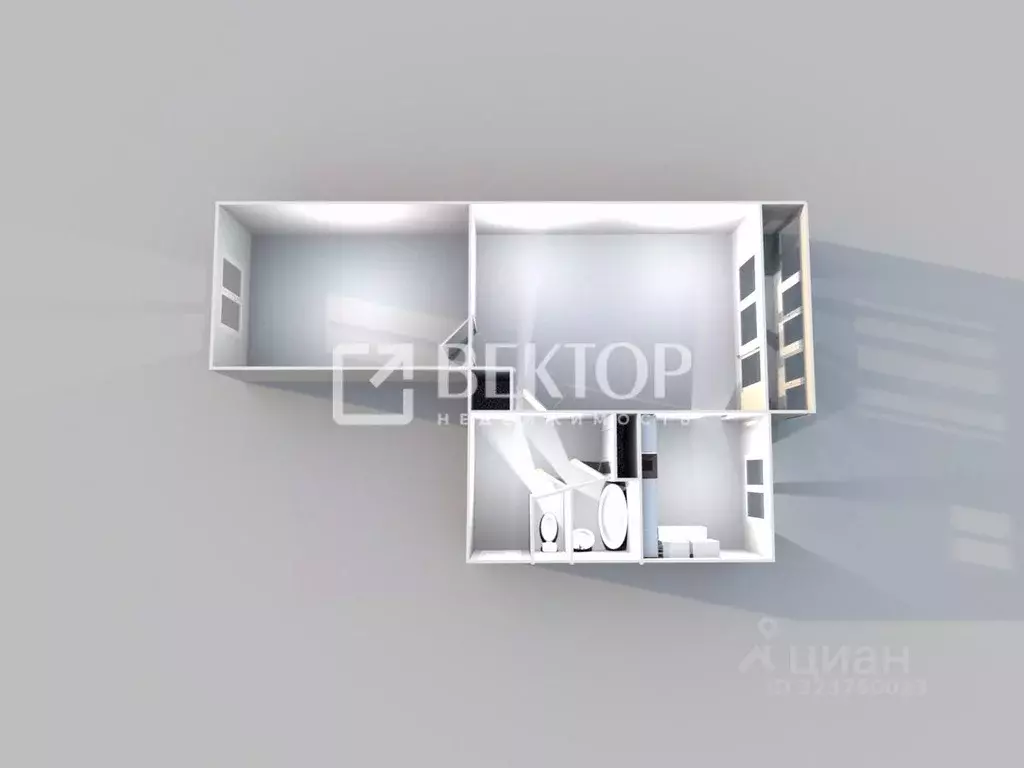 2-к кв. Костромская область, Кострома ул. Юных Пионеров, 3 (43.7 м) - Фото 1