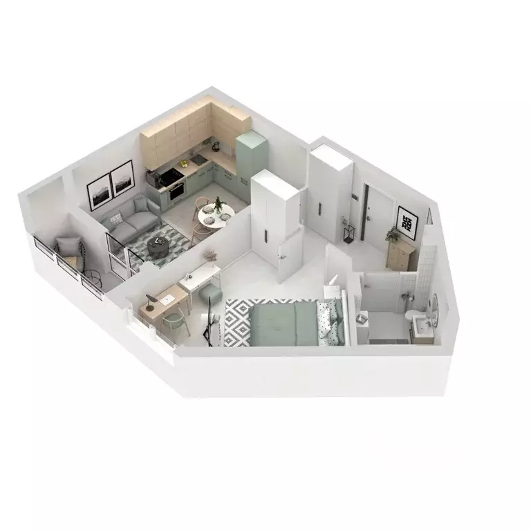 1-к кв. Свердловская область, Екатеринбург ул. Софьи Перовской, 106А ... - Фото 2