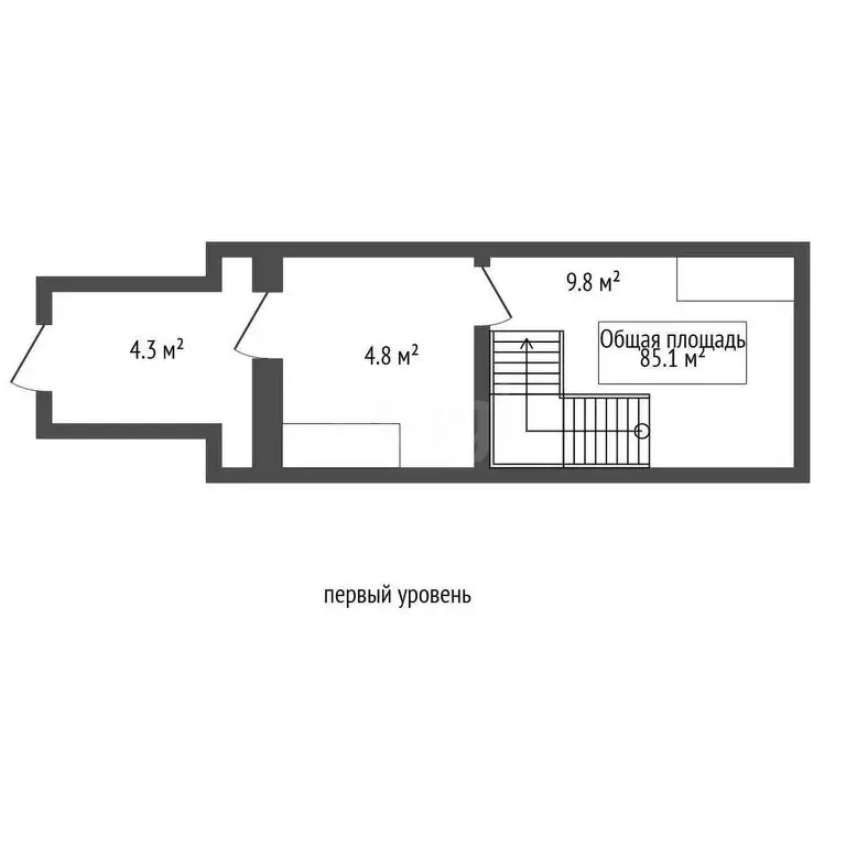2-комнатная квартира: Новосибирск, Большевистская улица, 94 (86 м) - Фото 1