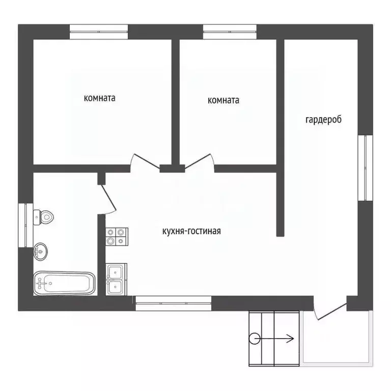 Дом в Тюменская область, Нижнетавдинский муниципальный округ, ... - Фото 2