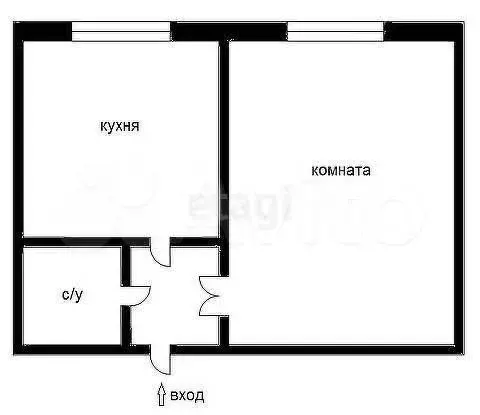 1-к. квартира, 21 м, 6/9 эт. - Фото 0