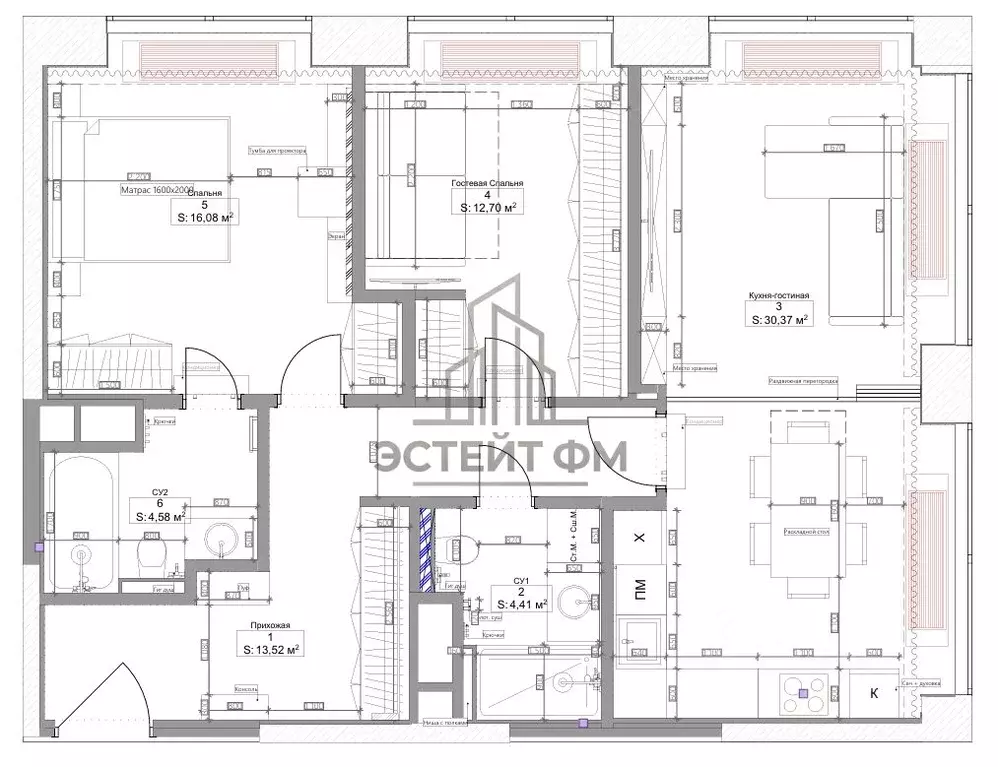 2-к кв. Москва просп. Генерала Дорохова, 49 (85.8 м) - Фото 2