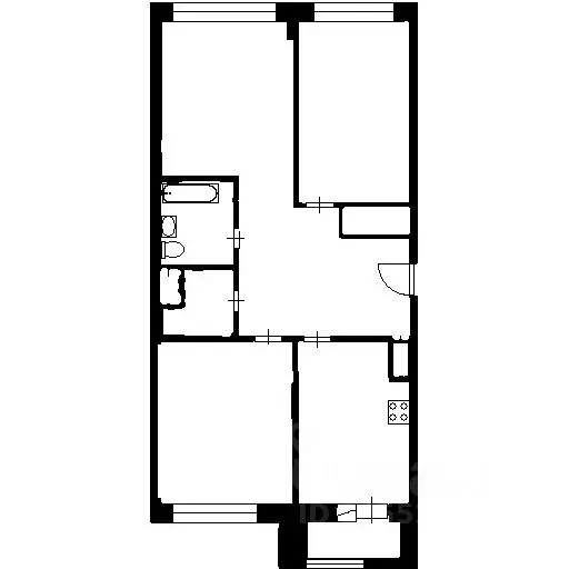 3-к кв. Москва Верхняя ул., 20к1 (105.0 м) - Фото 1