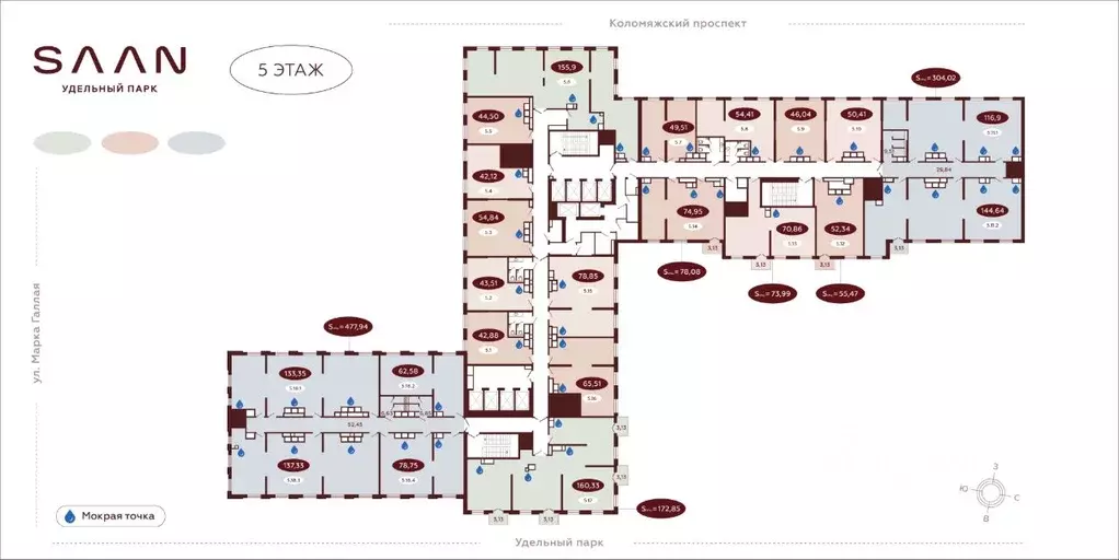 Офис в Санкт-Петербург Коломяжский просп., 19А (173 м) - Фото 2