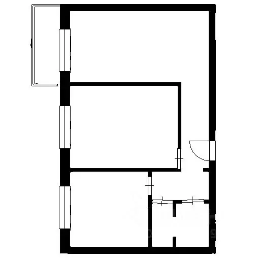 2-к кв. Московская область, Щелково Центральная ул., 9 (55.0 м) - Фото 2