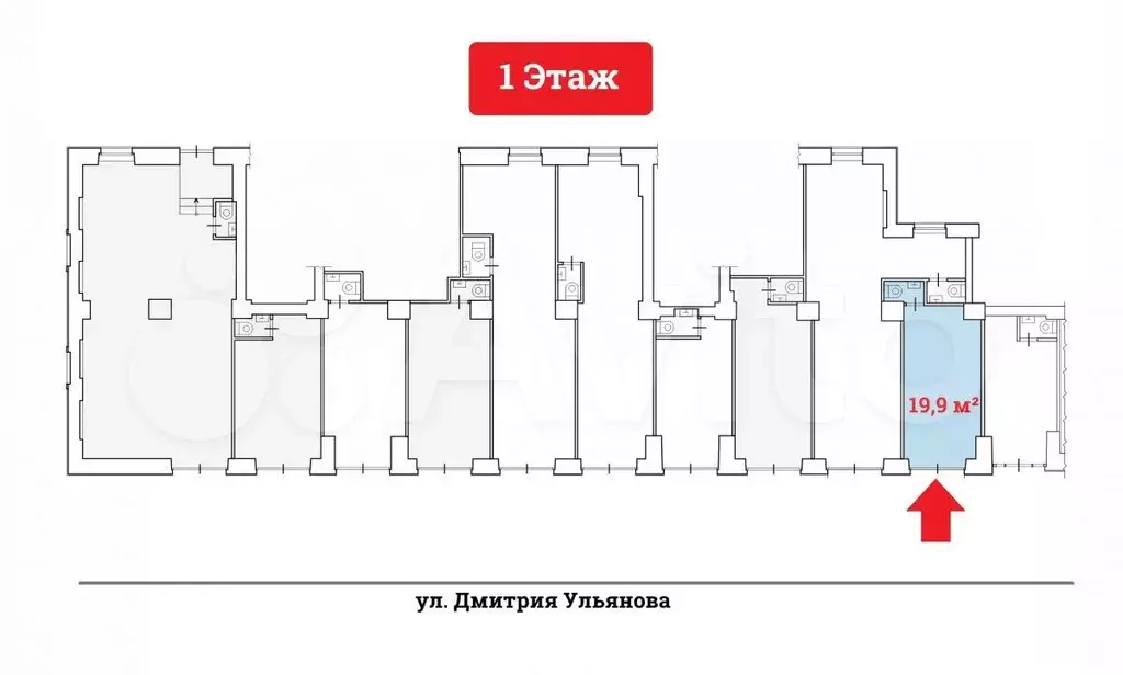 Продажа габ - Магазин  Милти  - 19,9 м - Фото 0