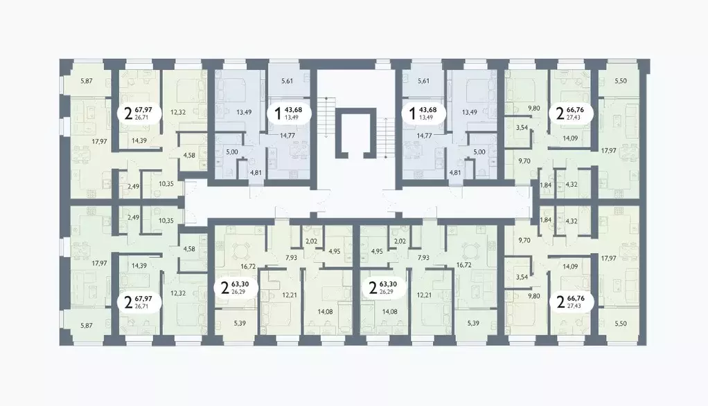 2-к кв. Брянская область, Брянский район, пос. Мичуринский, ... - Фото 2