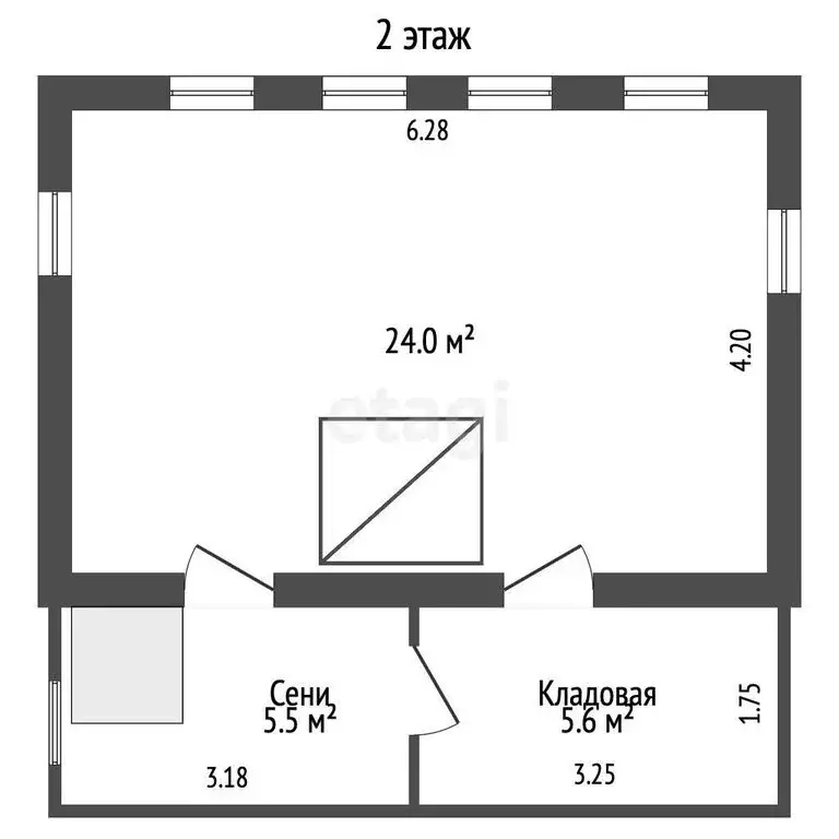 Дом в посёлок Нейво-Шайтанский, Февральская улица (41.3 м) - Фото 1