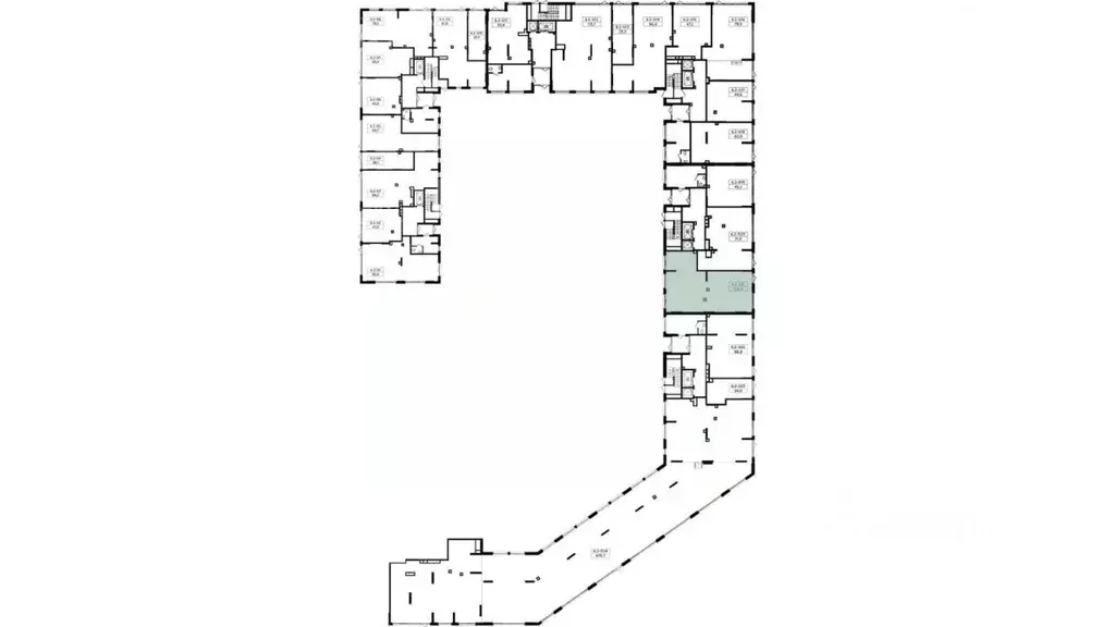 Помещение свободного назначения в Москва № 160 кв-л, 1Вк1 (101 м) - Фото 2