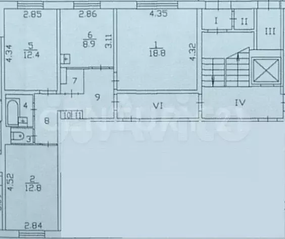 3-к. квартира, 67 м, 1/9 эт. - Фото 0