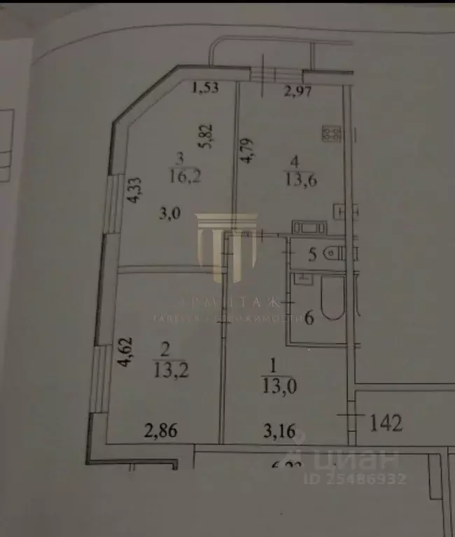 2-к кв. Ленинградская область, Сертолово Всеволожский район, ул. ... - Фото 2