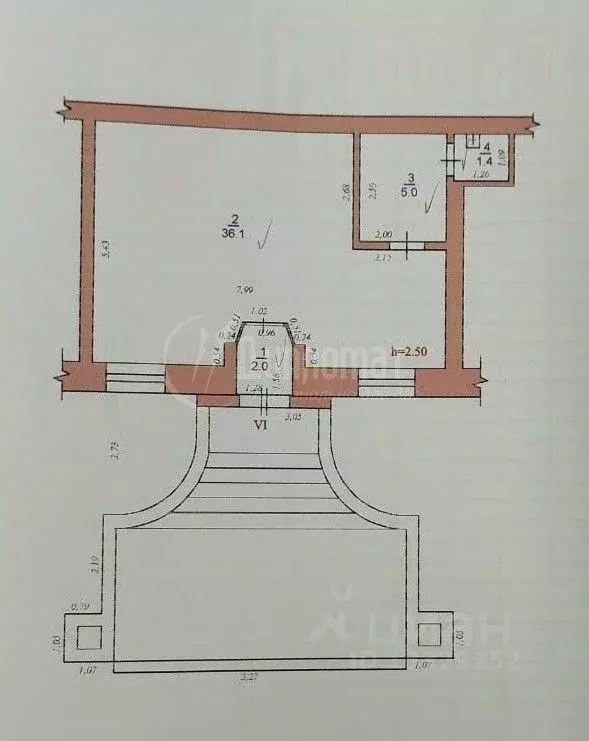 Торговая площадь в Курганская область, Курган ул. Володарского, 51 (45 ... - Фото 2
