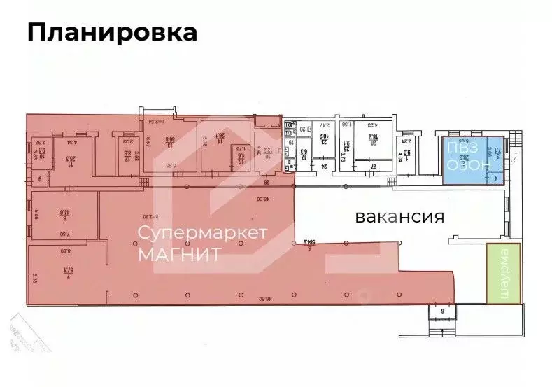 Помещение свободного назначения в Москва ул. Паперника, 7К2 (980 м) - Фото 1