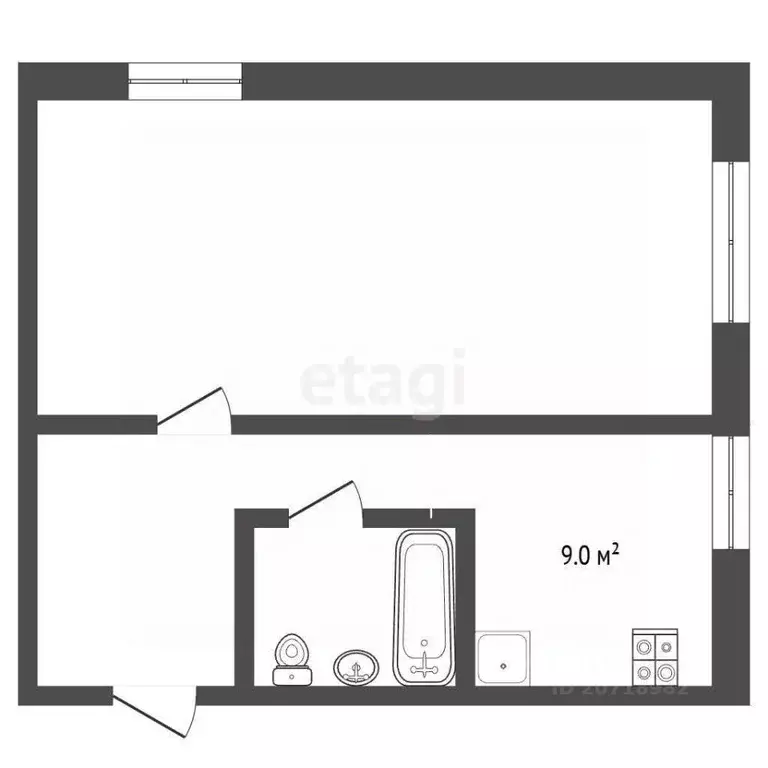 1-к кв. Камчатский край, Петропавловск-Камчатский ул. Арсеньева, 41 ... - Фото 1