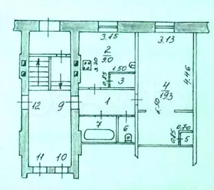 1-к. квартира, 39 м, 1/2 эт. - Фото 0