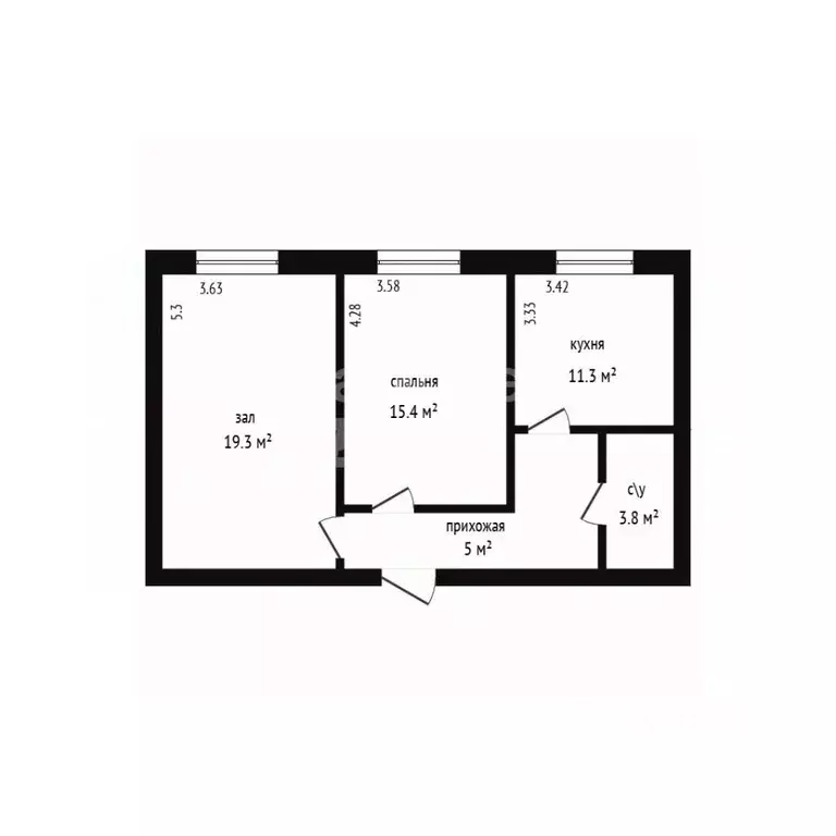 2-к кв. Дагестан, Дербент ул. Сальмана, 85В (62.4 м) - Фото 2