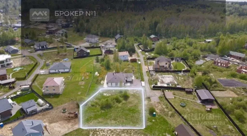 Участок в Ленинградская область, Всеволожский район, Лесколовское ... - Фото 1