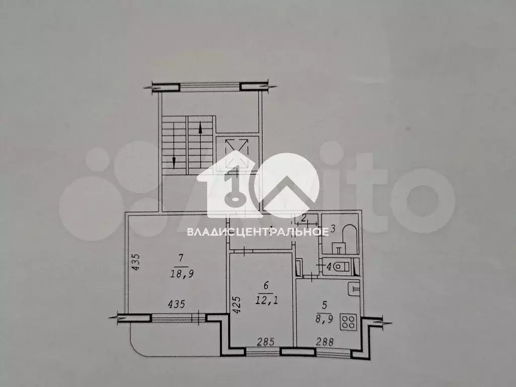 2-к. квартира, 51,8 м, 3/10 эт. - Фото 0