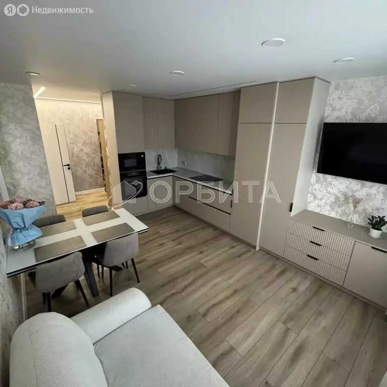 1-комнатная квартира: Тюмень, ул. Льва Толстого, 19 (45.1 м) - Фото 1