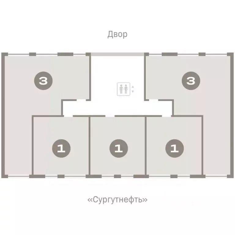 3-к кв. Ханты-Мансийский АО, Сургут 1-й мкр, Нефть жилой комплекс ... - Фото 2