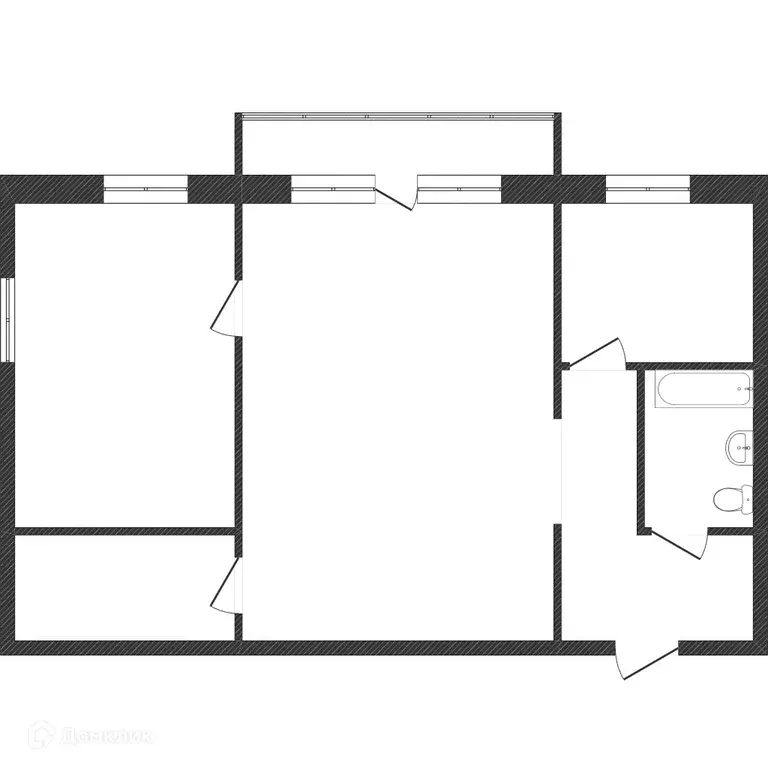 Продаётся 2-к квартира, 43.6 м - Фото 1