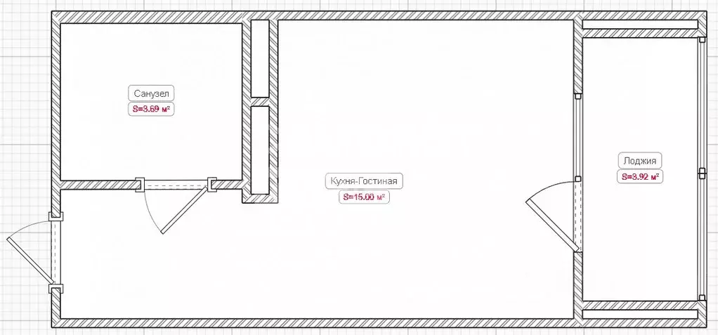 Студия Краснодарский край, Краснодар ул. Имени 40-летия Победы, 178к2 ... - Фото 2