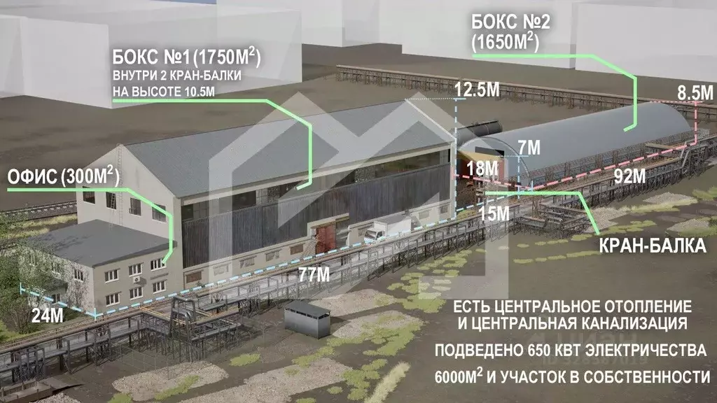 Склад в Московская область, Подольск ул. Машиностроителей, 23 (3590 м) - Фото 2