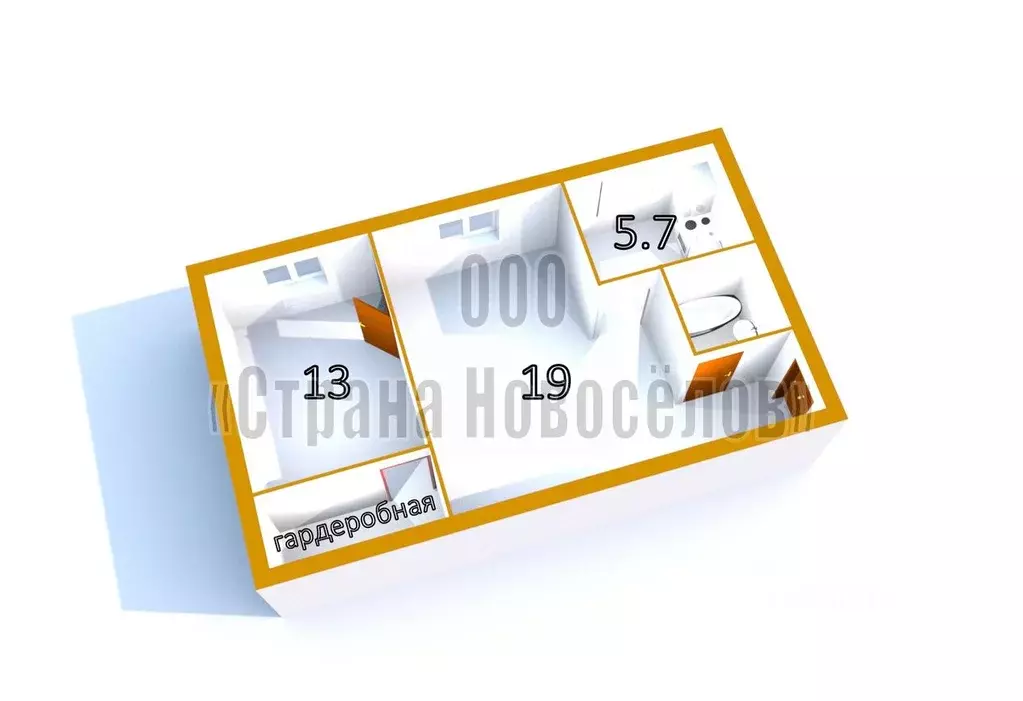 2-к кв. Мордовия, Саранск ул. Полежаева, 99 (42.1 м) - Фото 2