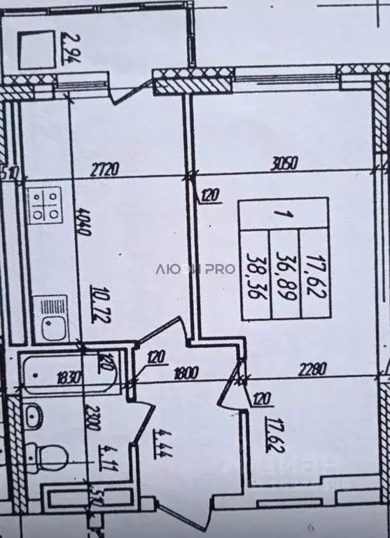 1-к кв. Башкортостан, Уфа ул. Евгения Столярова, 6 (37.0 м) - Фото 2