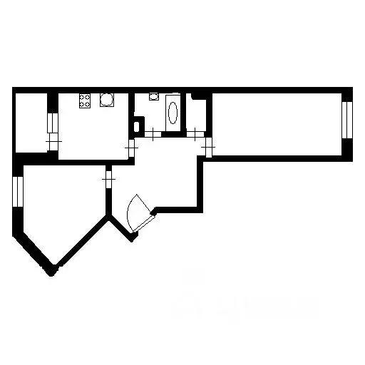 2-к кв. Санкт-Петербург ул. Парфеновская, 9к1 (64.0 м) - Фото 1