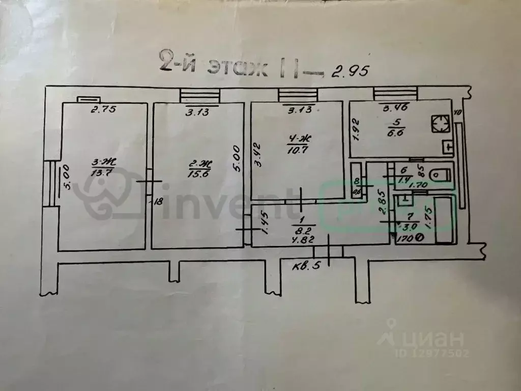 3-к кв. Калининградская область, Балтийск просп. Ленина, 71 (59.2 м) - Фото 2
