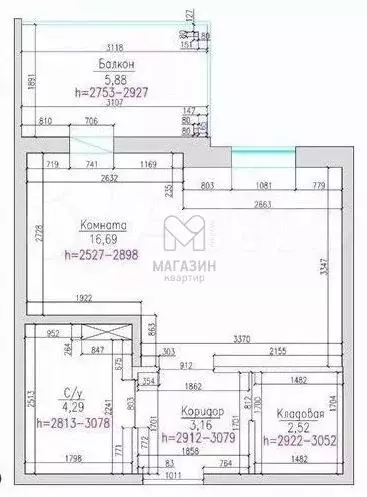Студия Санкт-Петербург, Санкт-Петербург, Колпино ш. Рубежное, 12 (27.0 ... - Фото 0