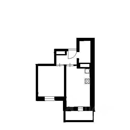 1-к кв. Ленинградская область, Кудрово г. Всеволожский район, ... - Фото 2