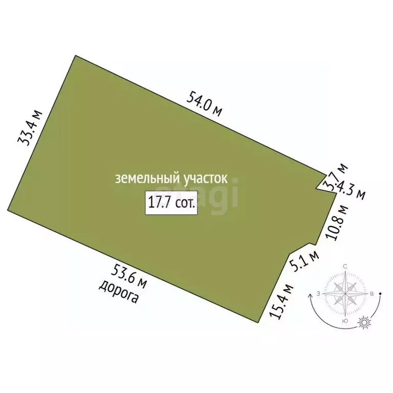 Участок в Татарстан, Альметьевск Монтажная ул., 7А (17.0 сот.) - Фото 2