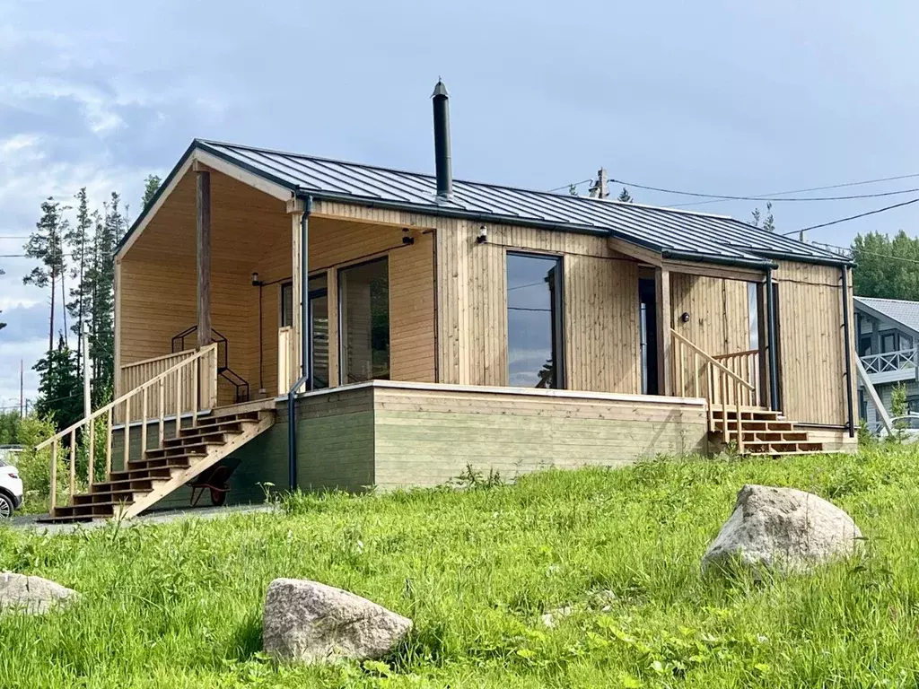 Дом в Ленинградская область, Приозерский район, Сосновское с/пос, Дача ... - Фото 1