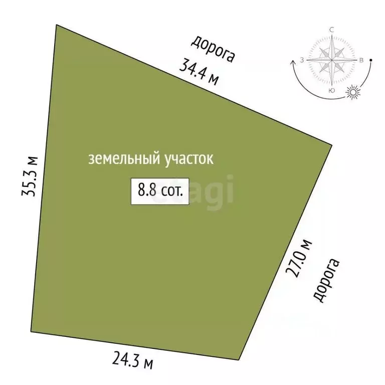 Участок в Тюменская область, Нижнетавдинский муниципальный округ, ... - Фото 1