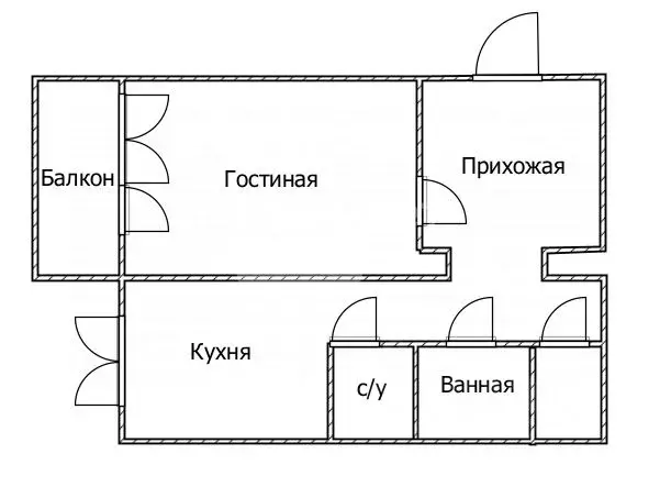 2-к кв. Ульяновская область, Ульяновск ул. Тельмана, 42 (53.4 м) - Фото 1