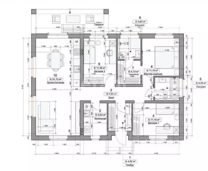 Дом в Курская область, Курский район, Нижнемедведицкий сельсовет, д. ... - Фото 1