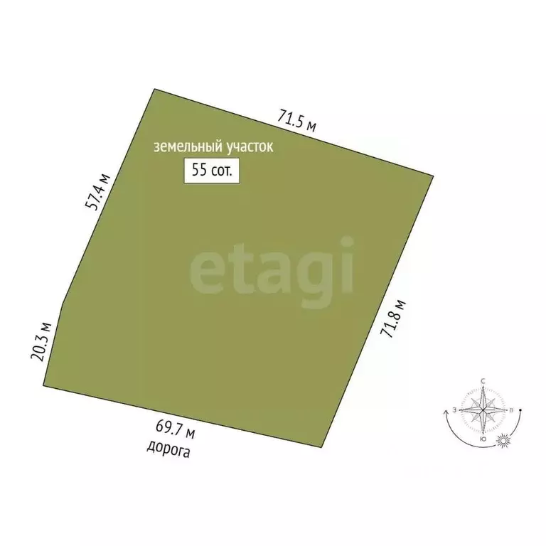 Участок в Тюменская область, Исетский муниципальный округ, д. Турушево ... - Фото 2