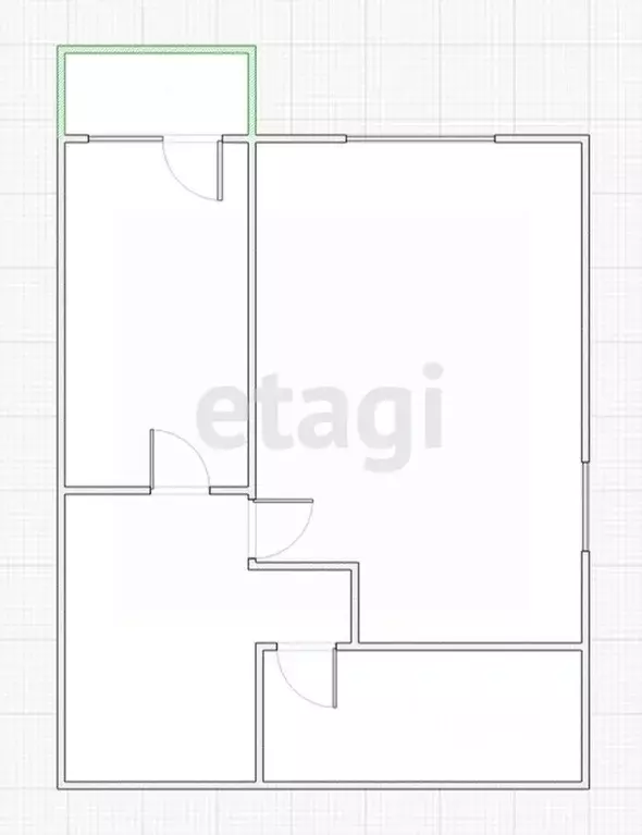 1-к кв. Костромская область, Кострома Венеция мкр, 24 (33.0 м) - Фото 2