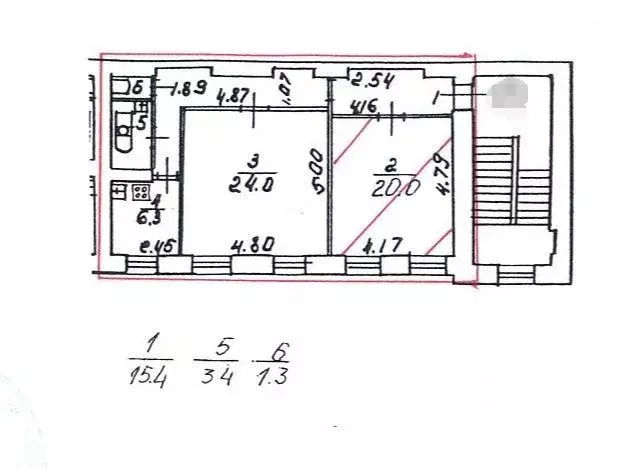 Квартира, 2 комнаты, 70.4 м - Фото 2