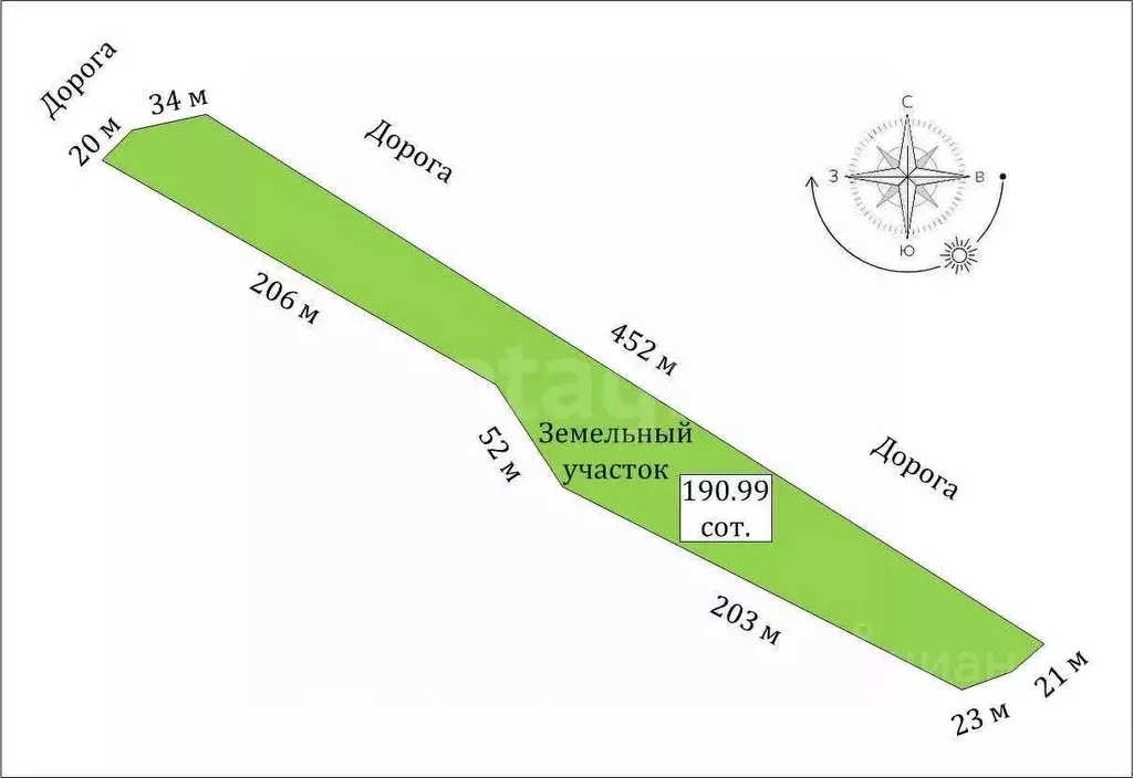 Участок в Крым, Судак Долина Роз кв-л,  (190.99 сот.) - Фото 2