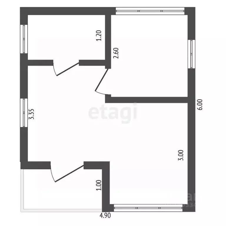 Дом в Тюменская область, Тюменский муниципальный округ, д. Якуши ул. ... - Фото 2