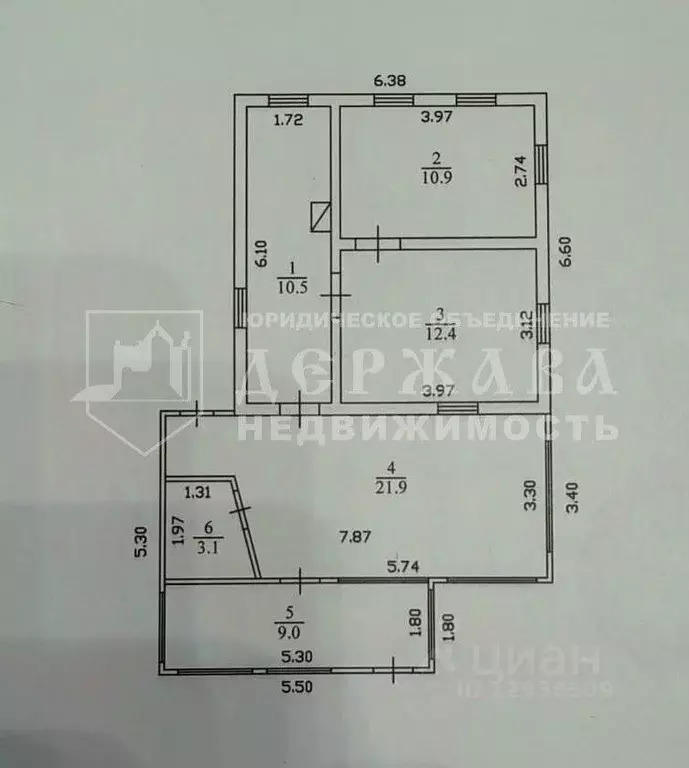 Дом в Кемеровская область, Кемеровский район, с. Силино Заречная ул. ... - Фото 2