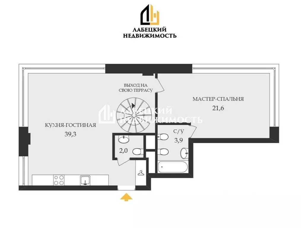 2-к кв. Москва Ленинградский просп., 15С9 (68.1 м) - Фото 2
